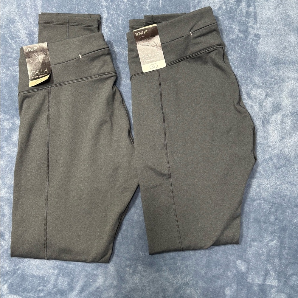 2 Pair of CALIA by Carrie Underwood Women's Gray Leggings